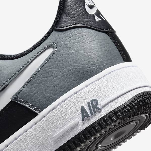 Nike Air Force 1 07 LV8 Sneakers Heren Zwart Grijs Wit | NK650VQZ