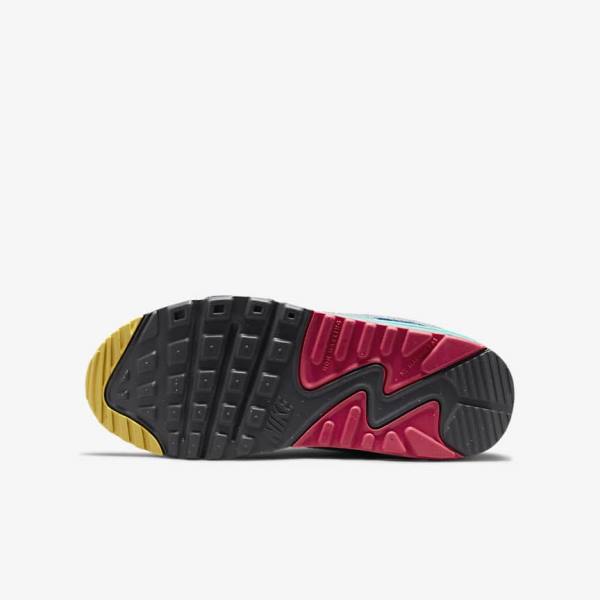 Nike Air Max 90 Older Sneakers Kinderen Grijs Roze | NK397HLU