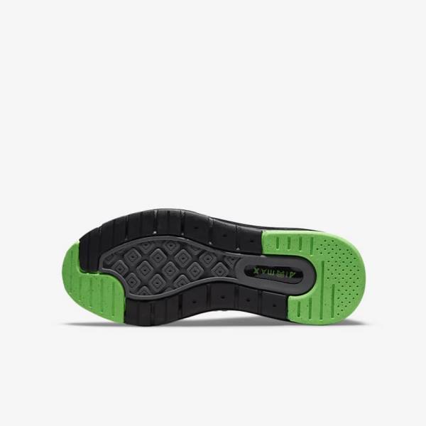 Nike Air Max Genome Older Sneakers Kinderen Zwart Grijs Groen | NK195WBJ