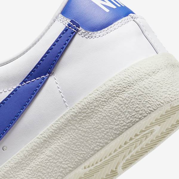 Nike Blazer Low 77 Vintage Sneakers Heren Wit Koningsblauw | NK820ACX