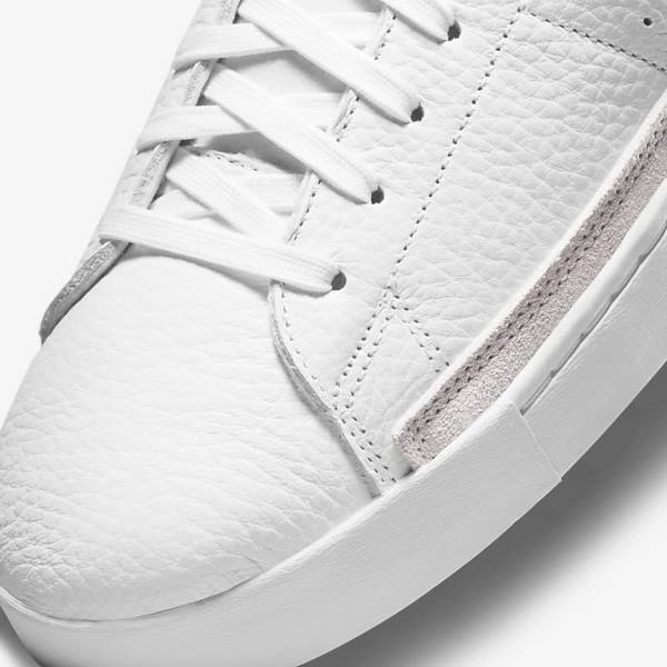 Nike Blazer Low X Sneakers Heren Wit Lichtbruin Zwart | NK374BDL