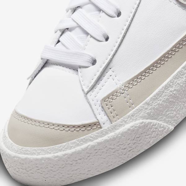 Nike Blazer Mid 77 SE Older Sneakers Kinderen Wit Lichtbeige | NK789VAR