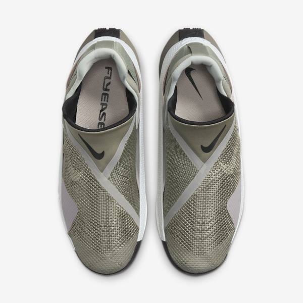Nike Go FlyEase Sneakers Heren Zwart Wit | NK962DSQ