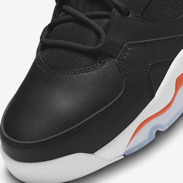 Nike Jordan Flight Club 91 Sneakers Heren Zwart Koningsblauw Wit Oranje | NK493WBY