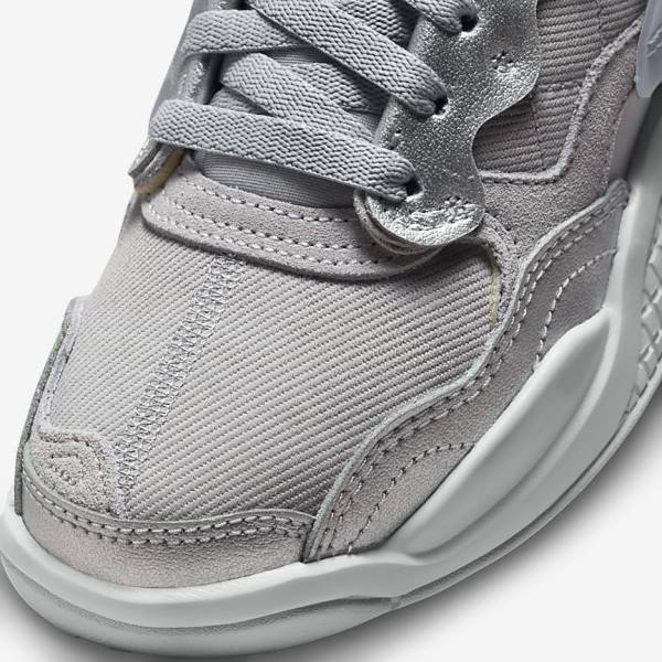 Nike Jordan MA2 Older Jordan Schoenen Kinderen Grijs Metal Zilver Platina Zwart | NK781CZY