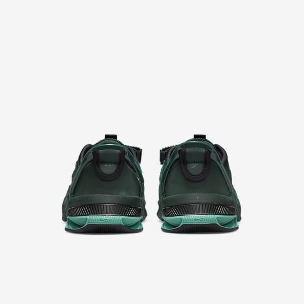 Nike Metcon 7 FlyEase Fitness Schoenen Dames Groen Zwart Turquoise Gekleurd | NK041XOC