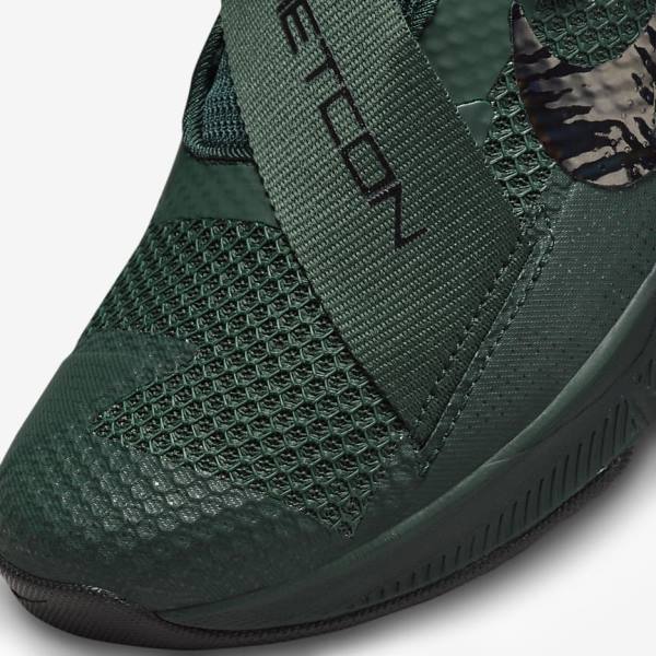 Nike Metcon 7 FlyEase Fitness Schoenen Dames Groen Zwart Turquoise Gekleurd | NK041XOC