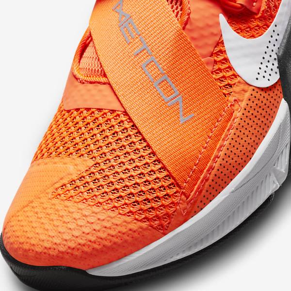 Nike Metcon 7 FlyEase Fitness Schoenen Heren Oranje Donkergrijs Turquoise Wit | NK015VKH