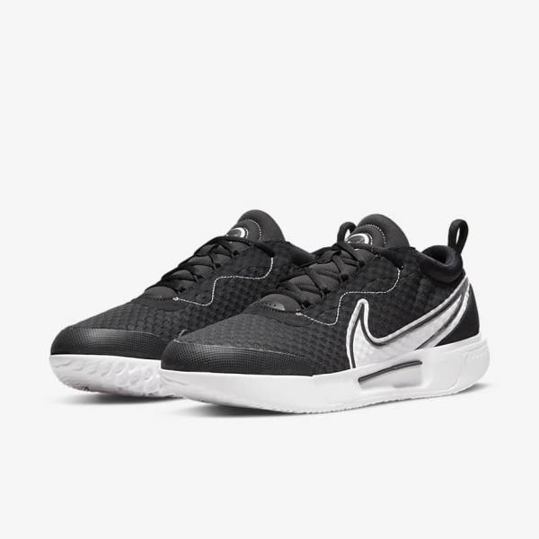 Nike NikeCourt Zoom Pro Hard Court Tennisschoenen Heren Zwart Wit | NK517VUH