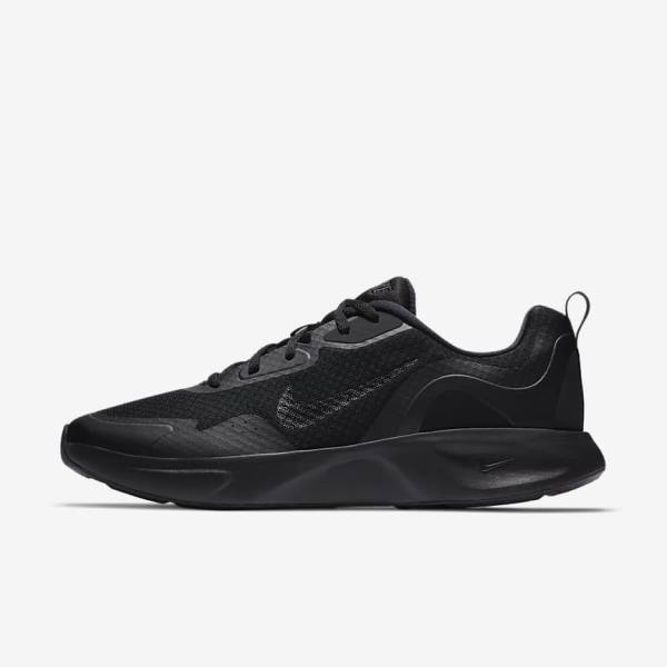 Nike Wearallday Sneakers Heren Zwart | NK574OZW