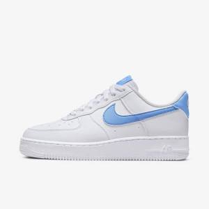 Nike Air Force 1 07 Next Nature Sneakers Dames Wit Metal Zilver Blauw | NK703RKC