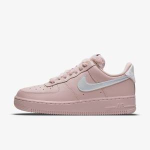 Nike Air Force 1 07 Sneakers Dames Roze Metal Zilver | NK948YHC
