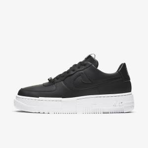 Nike Air Force 1 Pixel Sneakers Dames Zwart Wit Zwart | NK340IKV