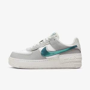 Nike Air Force 1 Shadow Sneakers Dames Wit Grijs Wit | NK314HCT