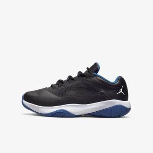 Nike Air Jordan 11 CMFT Low Older Sneakers Kinderen Zwart Donkerblauw Wit | NK046DAE