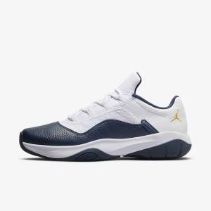Nike Air Jordan 11 CMFT Low Sneakers Heren Wit Donkerblauw | NK486XSE