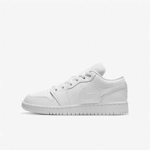 Nike Air Jordan 1 Low Older Sneakers Kinderen Wit | NK318NUB