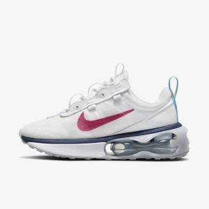 Nike Air Max 2021 Sneakers Dames Wit Blauw Platina Roze | NK571NFC