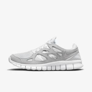 Nike Free Run 2 Sneakers Heren Grijs Wit Platina | NK317BXM