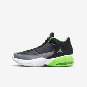 Nike Jordan Max Aura 3 Older Jordan Schoenen Kinderen Zwart Grijs Wit Groen | NK601SEF