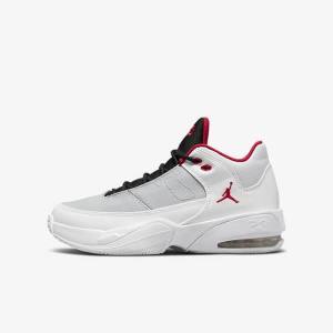 Nike Jordan Max Aura 3 Older Sneakers Kinderen Wit Platina Zwart Rood | NK034JXO