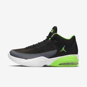 Nike Jordan Max Aura 3 Sneakers Heren Zwart Grijs Wit Groen | NK405SJA