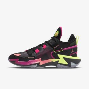 Nike Jordan Why Not .5 Basketbalschoenen Heren Zwart Grijs Lichtmango | NK817OKC