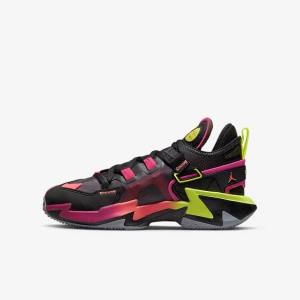 Nike Jordan Why Not .5 Older Jordan Schoenen Kinderen Zwart Grijs Lichtmango | NK076YCA