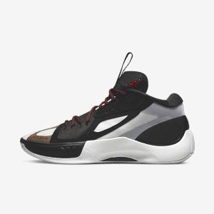 Nike Jordan Zoom Separate Jordan Schoenen Heren Zwart Wit Blauw Grijs Rood | NK069OXC