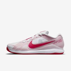 Nike NikeCourt Air Zoom Vapor Pro Clay Court Tennisschoenen Heren Wit Rood | NK207JXL