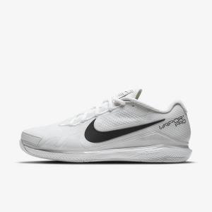 Nike NikeCourt Air Zoom Vapor Pro Hard-Court Tennisschoenen Heren Wit Zwart | NK394DNU