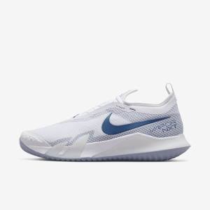 Nike NikeCourt React Vapor NXT Hard-Court Tennisschoenen Heren Wit Donkerblauw | NK849ZAN