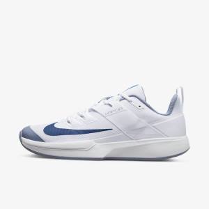 Nike NikeCourt Vapor Lite Hard Court Tennisschoenen Heren Wit Donkerblauw | NK591VNG