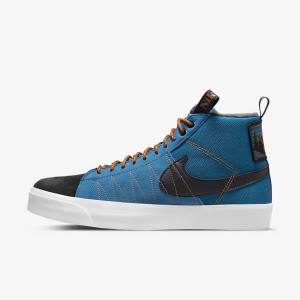 Nike SB Zoom Blazer Mid Premium Skateschoenen Heren Zwart | NK430XLR