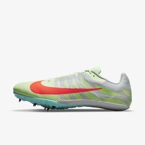 Nike Zoom Rival S 9 Athletics Sprinting Spikes Hardloopschoenen Heren Turquoise Oranje | NK460ECY
